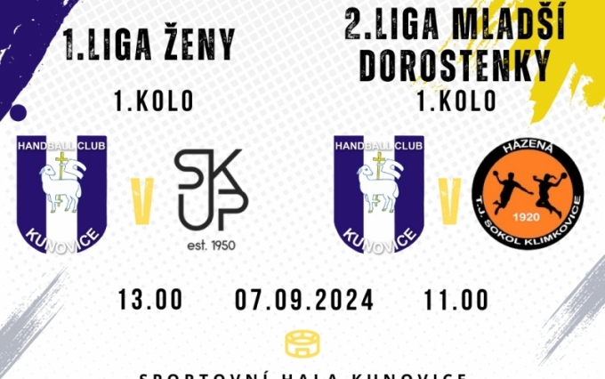 Liga je zpět! Kunovjanky zahajují domácími zápasy!